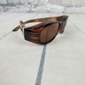 Polar Optics Foster Grant Fits Over Sunglasses Brown